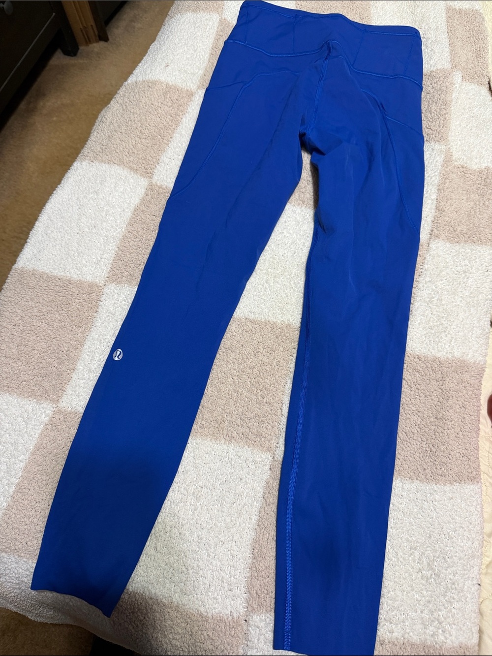 Lululemon Bright Blue Athletic Leggings - Picture 1 of 5